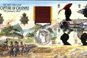 First China War Chuenpee cover 1841 China War Medal