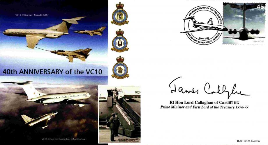 VC10 cover Sgd James Callaghan