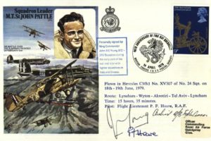 Sq L M T St.John Pattle cover Sgd J R C Young a BoB pilot with 249 Sq