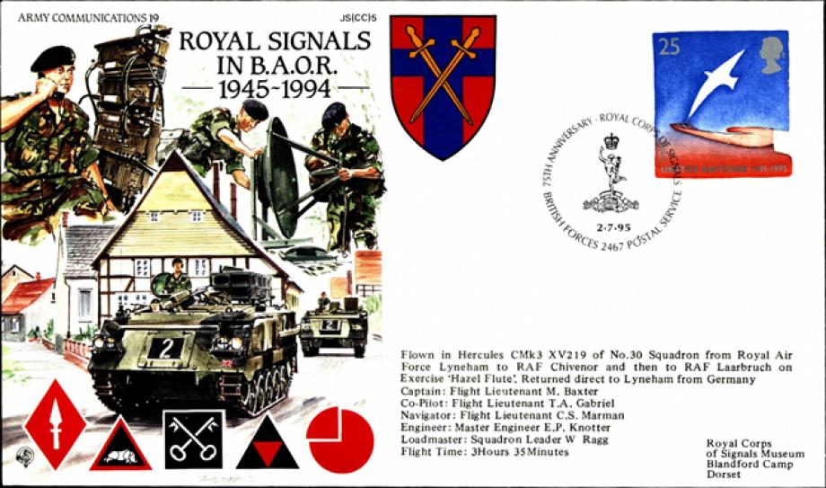 Royal Signals in BAOR cover