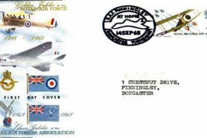 50th Anniversary of the RAF FDC RAF Finningley postmark