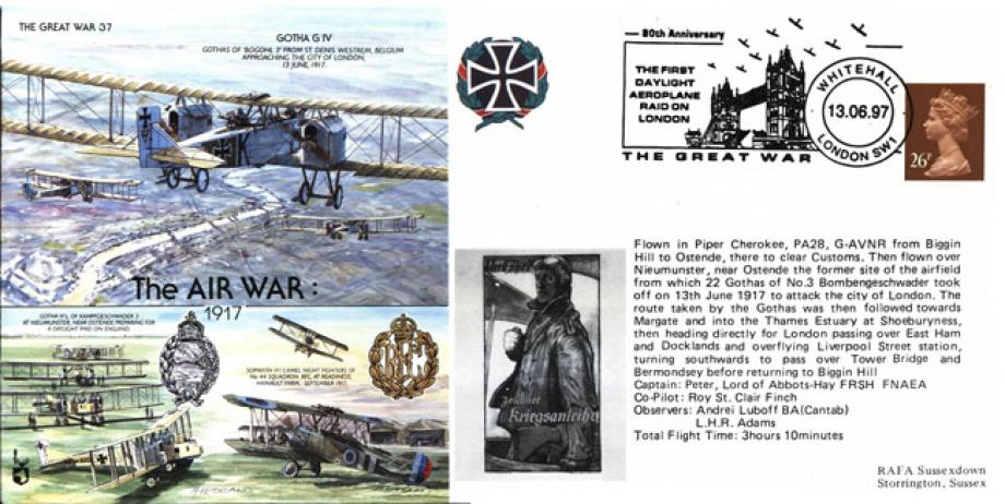 The Air War - 1917 cover