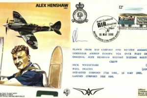 Alex Henshaw the Test Pilot cover Sgd courier