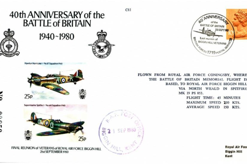 Battle of Britain 40th Anniversary 1980 cover