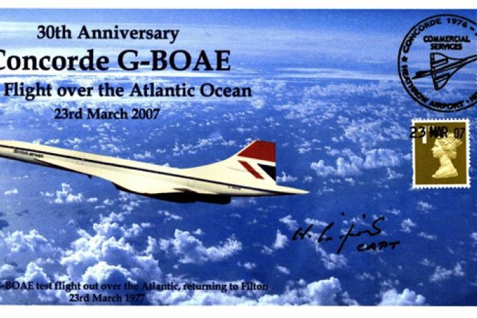 Concorde cover Sgd Harry Linfield