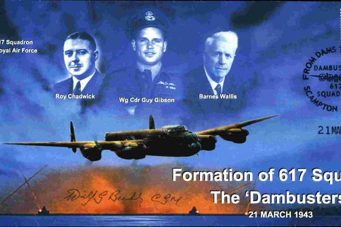 Dambusters 617 Squadron Cover Signed Wilfred Bickley
