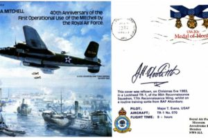 N A Mitchell cover Signed J H (Jimmy) Doolittle USAF