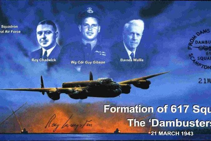 Dambusters 617 Squadron Cover Signed Ray Grayston Dams Raid