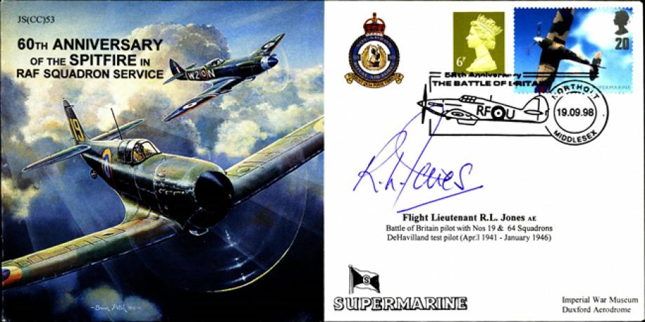 Spitfire 60th Ann of RAF Service cover