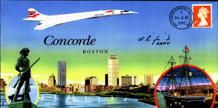 Concorde cover Sgd Harry Linfield