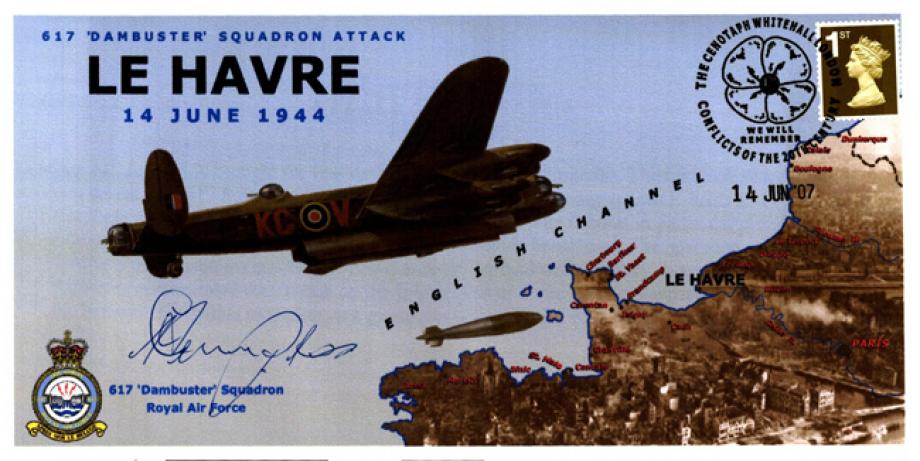 Dambusters 617 Squadron Cover Signed Adj H Humphries