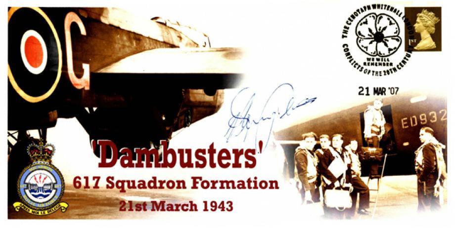 Dambusters 617 Squadron Cover Signed Adj H Humphries