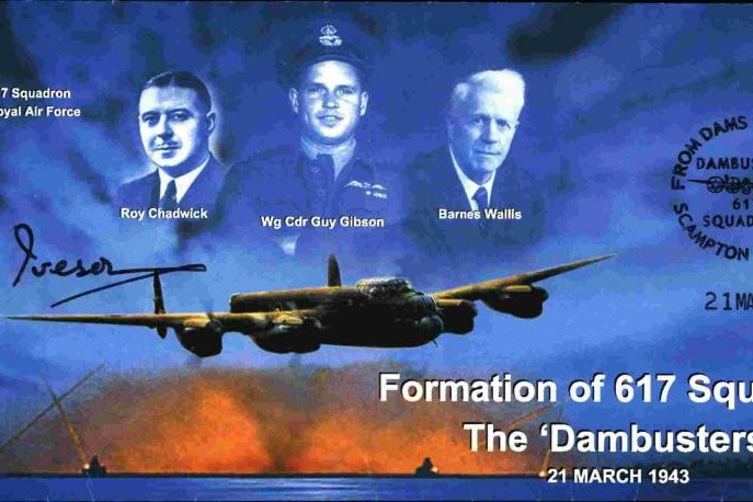 Dambusters 617 Squadron Cover Signed Tony Iveson