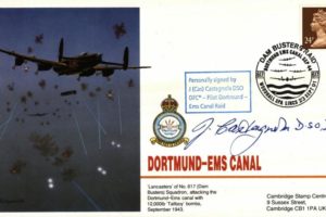 Dambusters 617 Squadron Cover Signed J Castagnola Dortmund-Ems Canal