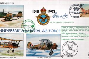 100 Squadron cover Sgd AVM W J Herrington