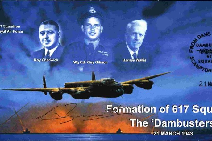 Dambusters 617 Squadron Cover Signed William Burnett