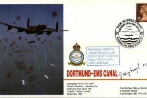 Dambusters 617 Squadron Cover Signed Jack Blagborough Dortmund-Ems Canal