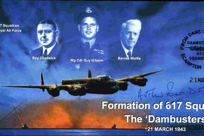 Dambusters 617 Squadron Cover Signed Arthur Poore