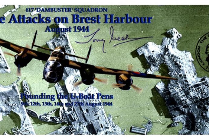 Dambusters 617 Squadron Cover Signed Tony Iveson