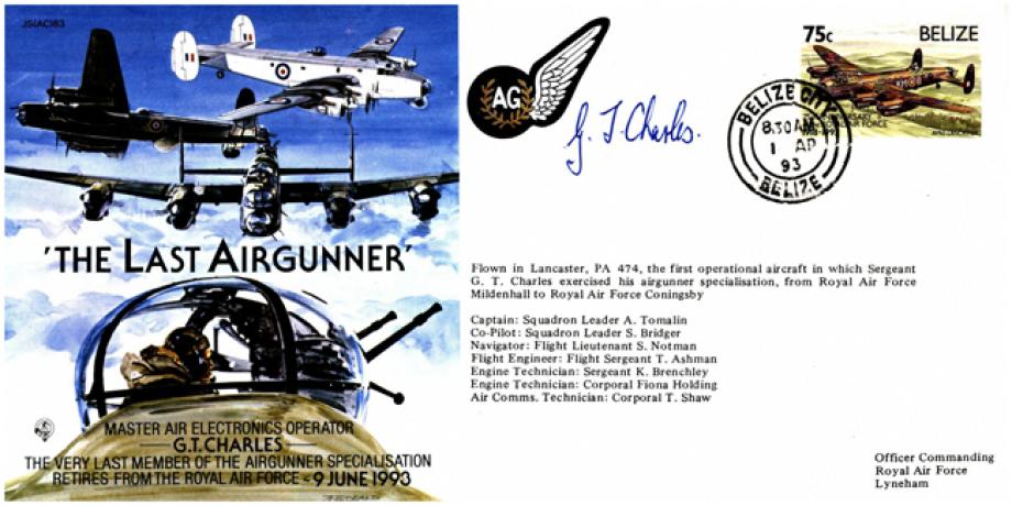The Last Airgunner cover Sgd G T Charles