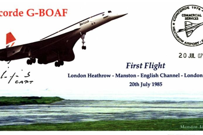 Concorde cover Sgd Harry Linfield