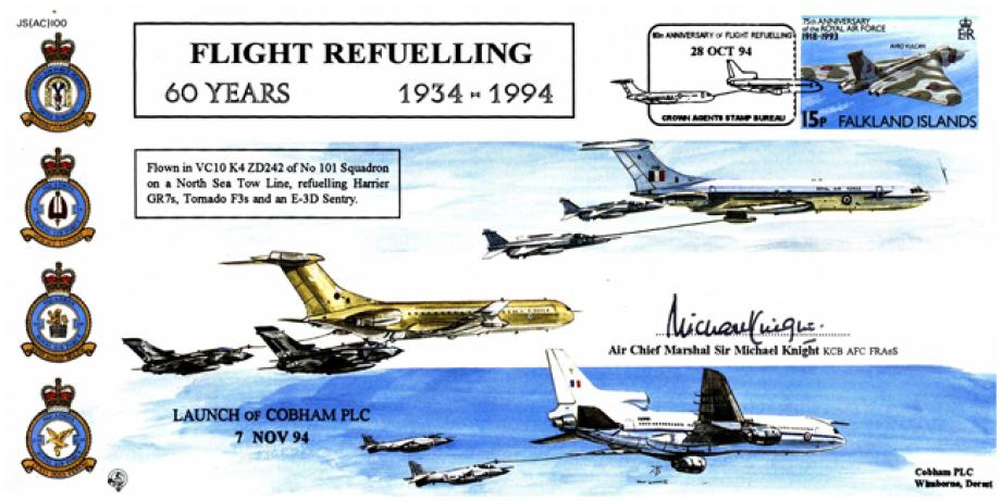 Flight Refuelling cover Sgd ACM Sir Michael Knight