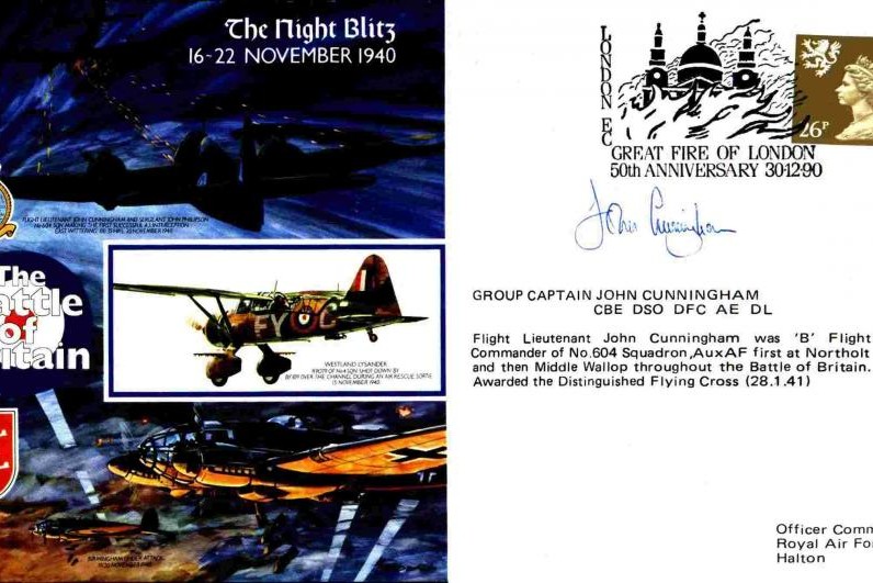 Night Blitz - 16 to 22 November 1940 cover Sgd J Cunningham