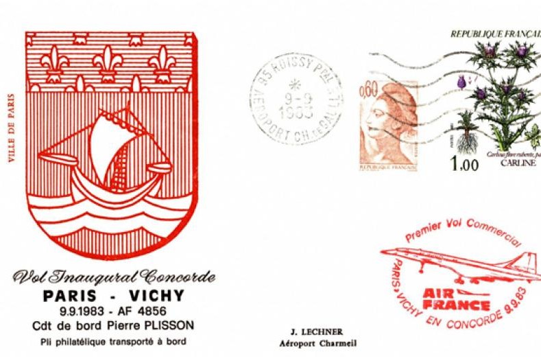 Concorde cover Paris-Vichy