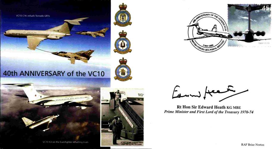 VC10 cover Sgd Edward Heath