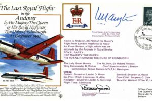 Royal Visit Last Royal Flight in the Andover by the Queen