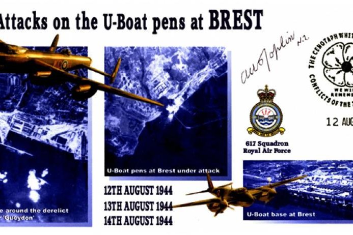 Dambusters 617 Squadron Cover Signed A Joplin Brest