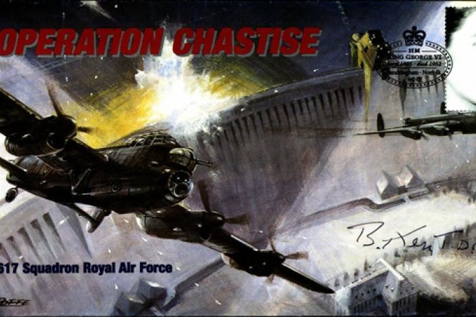 Dambusters 617 Squadron Cover Signed Bernard Kent