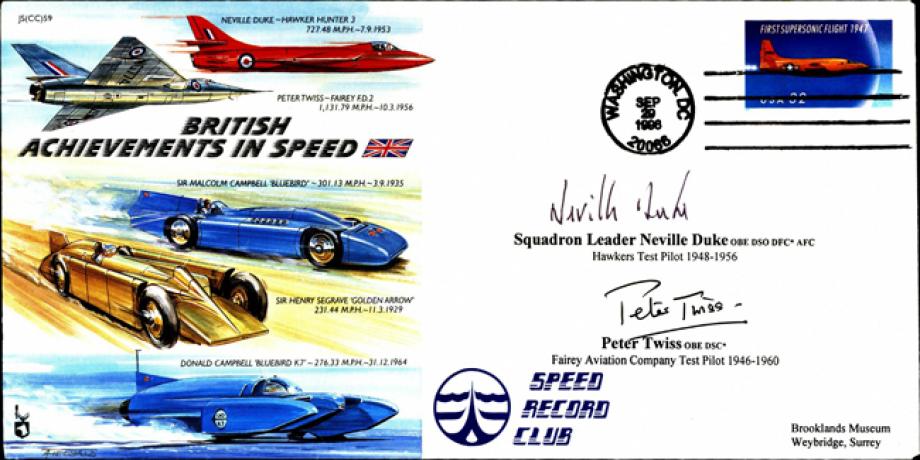 British Achievements in Speed cover Sgd Twiss and Duke