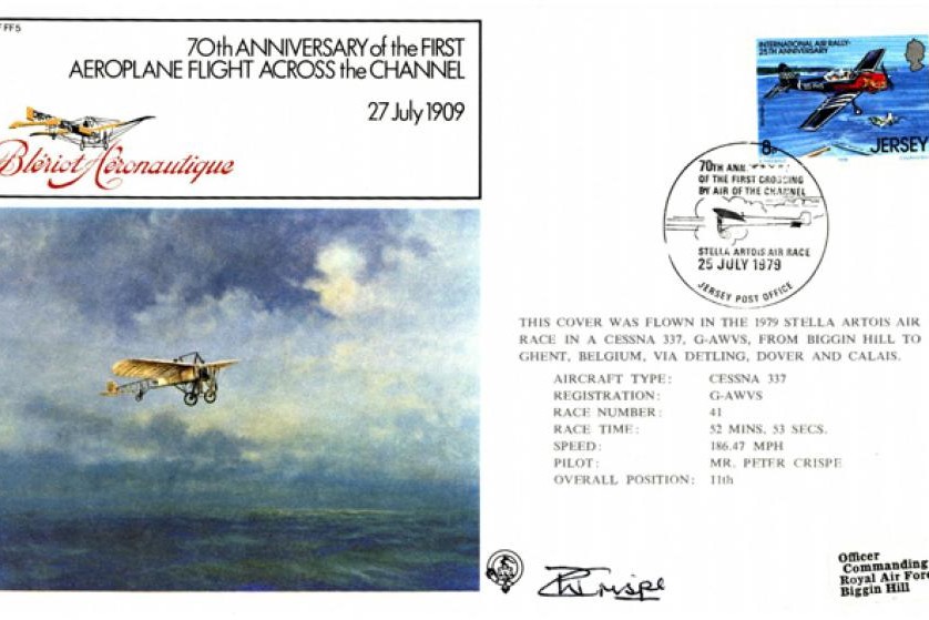 First aeroplane flight across the Channel cover