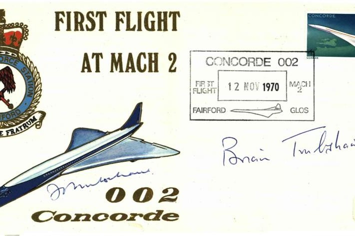 Concorde cover Sgd John Cochrane and Brian Trubshaw