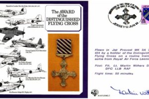 Distinguished Flying Cross cover Signed M Withers