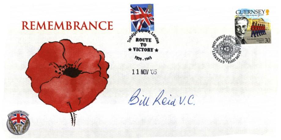 60th Anniversary of WW2 Signed Bill Reid VC