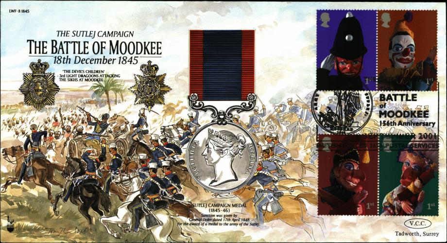 Battle of Moodkee cover 1845 Sutlej Campaign Medal