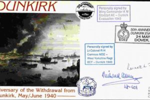 Dunkirk cover Sgd BoB pilot K M Stoddart and R H Camrass