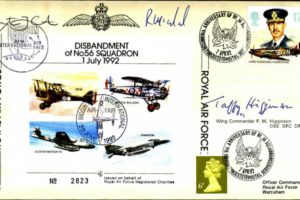 56 Squadron cover Sgd F W Taffy Higginson a BoB pilot of 56 Sq