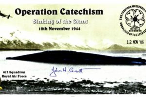 Dambusters 617 Squadron Cover Signed J Leavitt Tirpitz Catechism