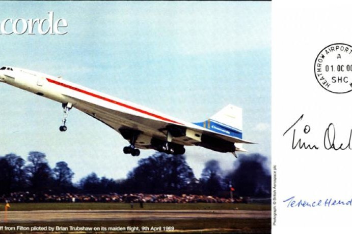 Concorde cover Sgd Tim Orchard and Terry Henderson