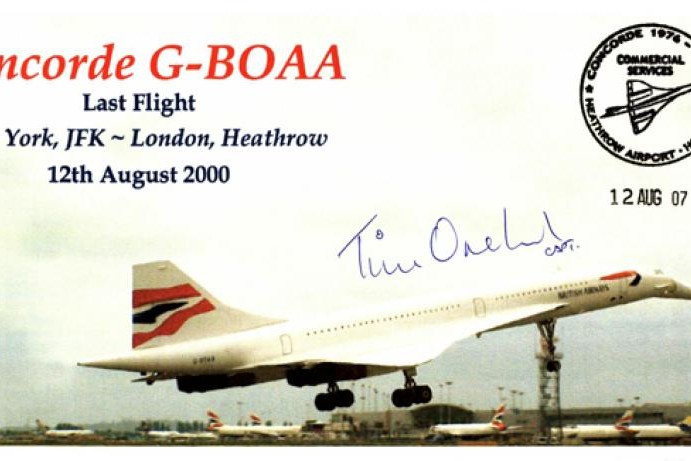 Concorde cover New York-London Sgd T Orchard