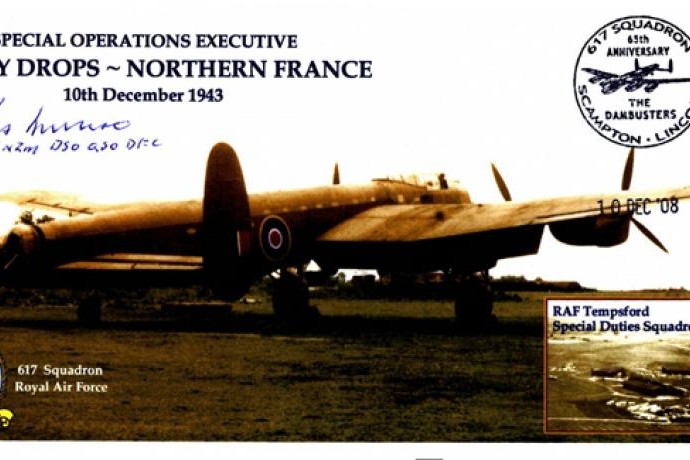 Dambusters 617 Squadron Cover Signed Les Munro Chastise
