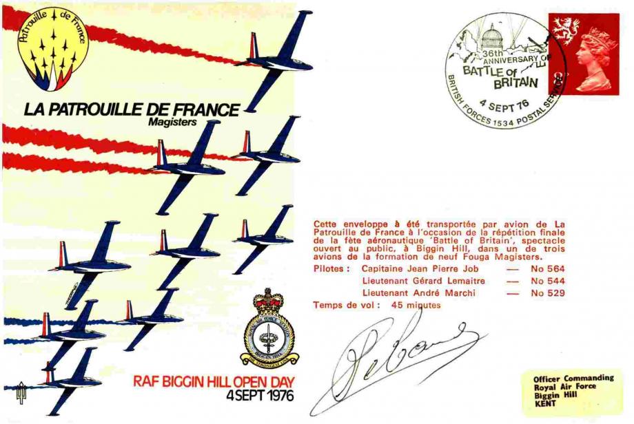 Patrouille de France Magisters cover Sgd pilot