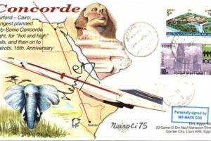 Concorde cover Fairford-Cairo Sgd Mark Cox