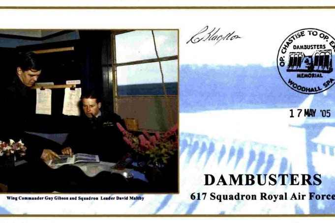 Dambusters 617 Squadron cover Signed Reg Blagdon