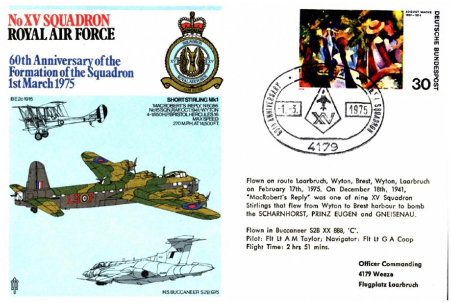 No XV Squadron cover