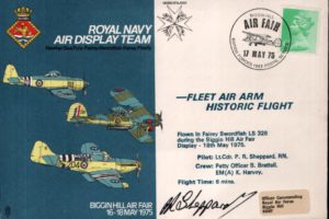 Royal Navy Air Display Team cover Sgd P R Sheppard