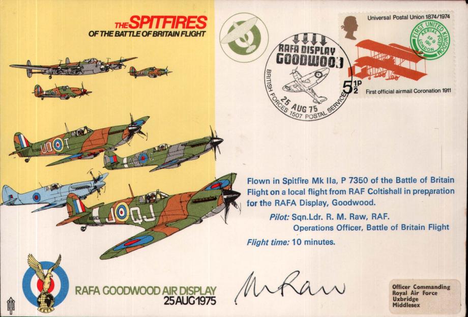 Spitfires of the Battle of Britain Flight Sgd R M Raw